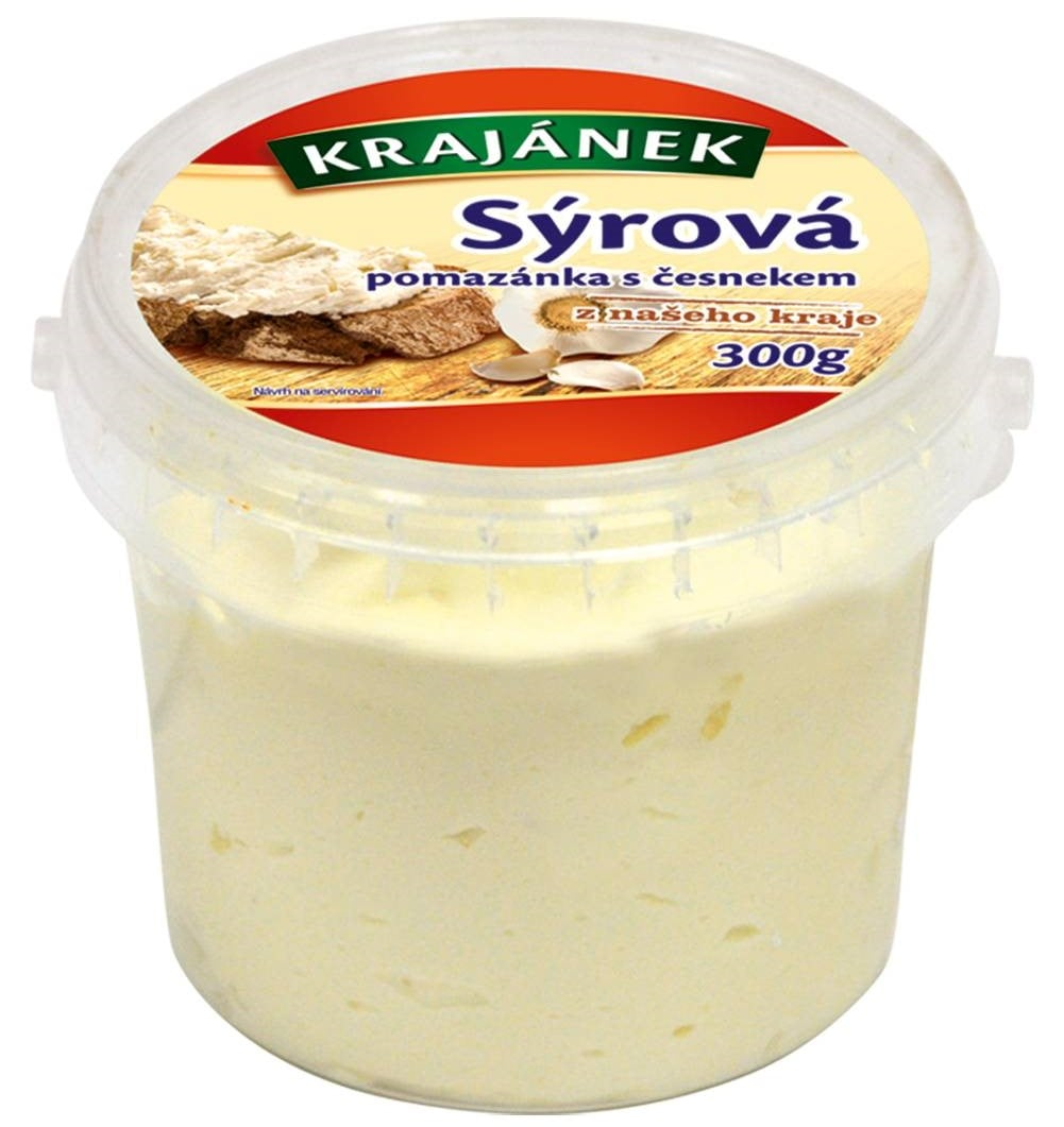 Krajánek Pomazánka sýrová s česnekem