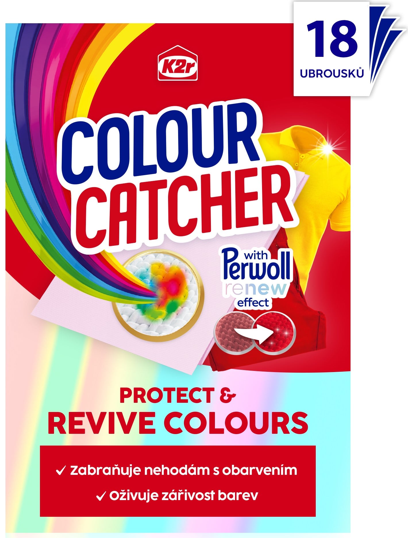 Colour Catcher prací ubrousky pro obnovení barvy a proti obarvení