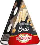 Président Brie ořechový