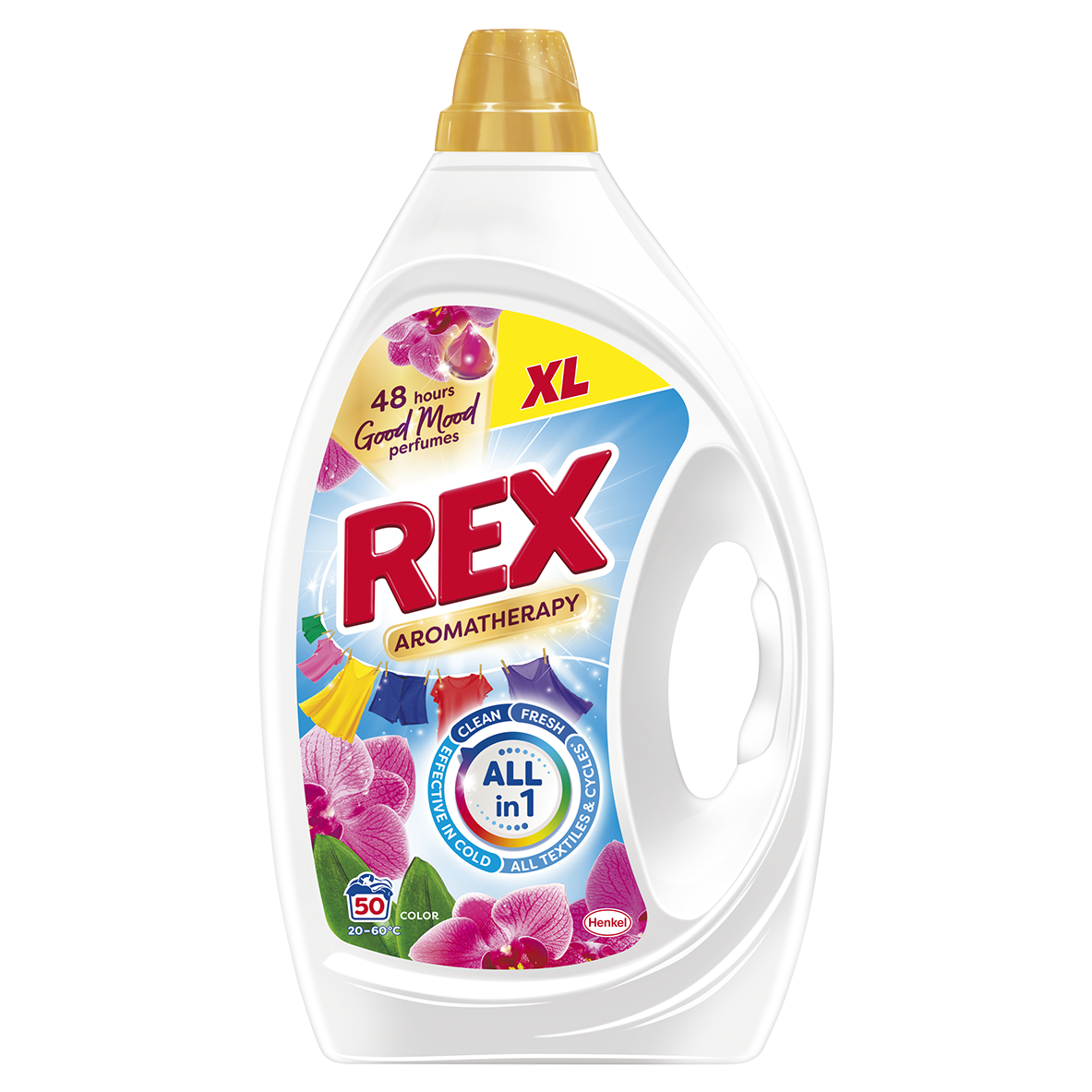 Rex Aromatherapy Orchid Color prací gel (2,25 l)