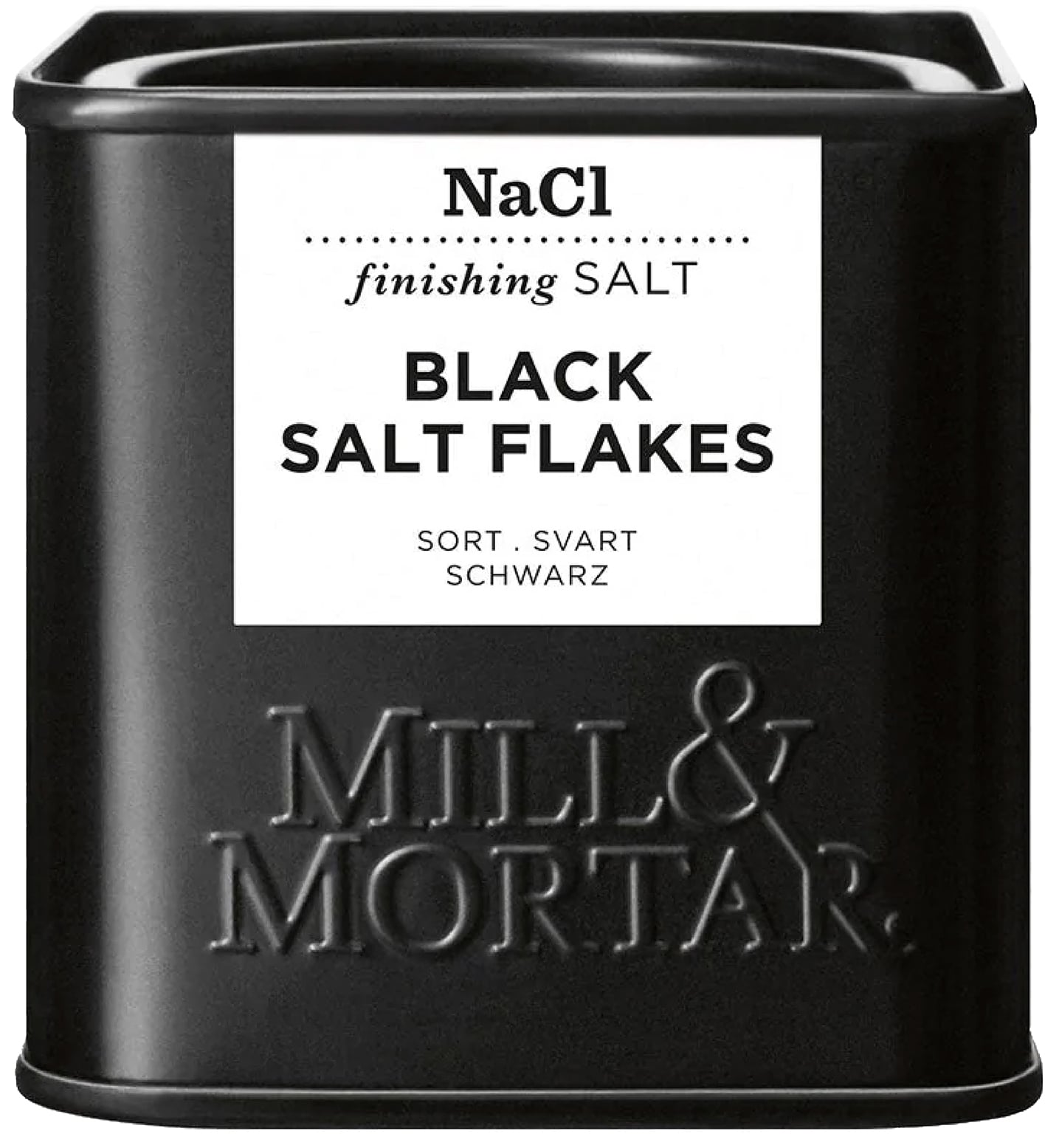 Mill & Mortar Černá sůl vločky