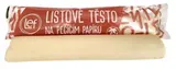 Lef Listové těsto bez palmového oleje na pečícím papíru