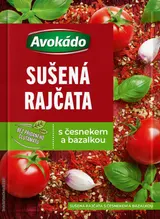 Avokádo koření Sušená rajčata s česnekem a bazalkou