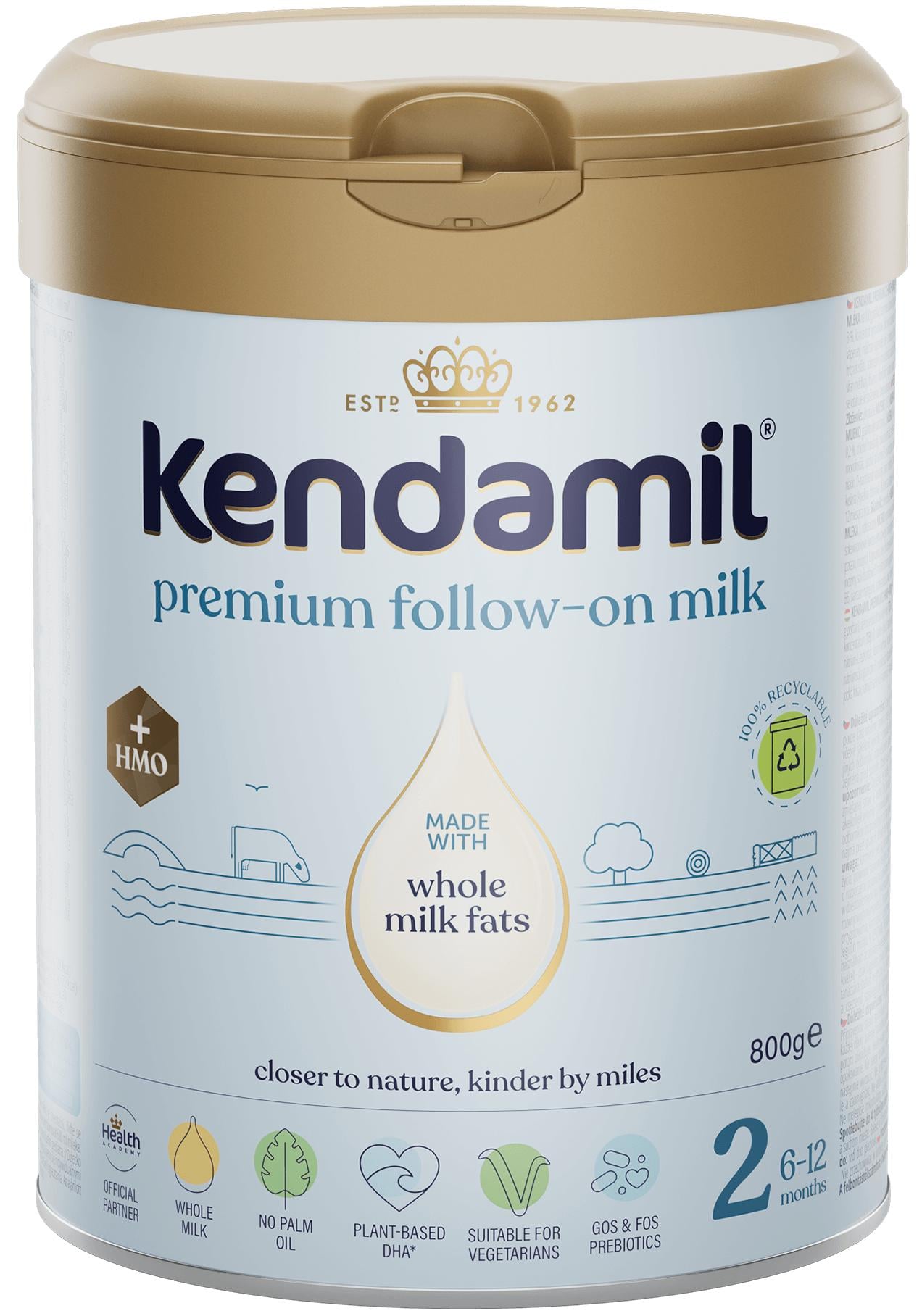 Kendamil Premium 2 HMO+ pokračovací mléko