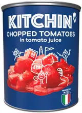 Kitchin Krájená loupaná rajčata v rajčatové šťávě