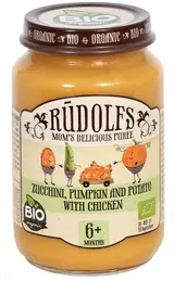 Rudolfs BIO Cuketa, dýně, brambory s kuřecím masem