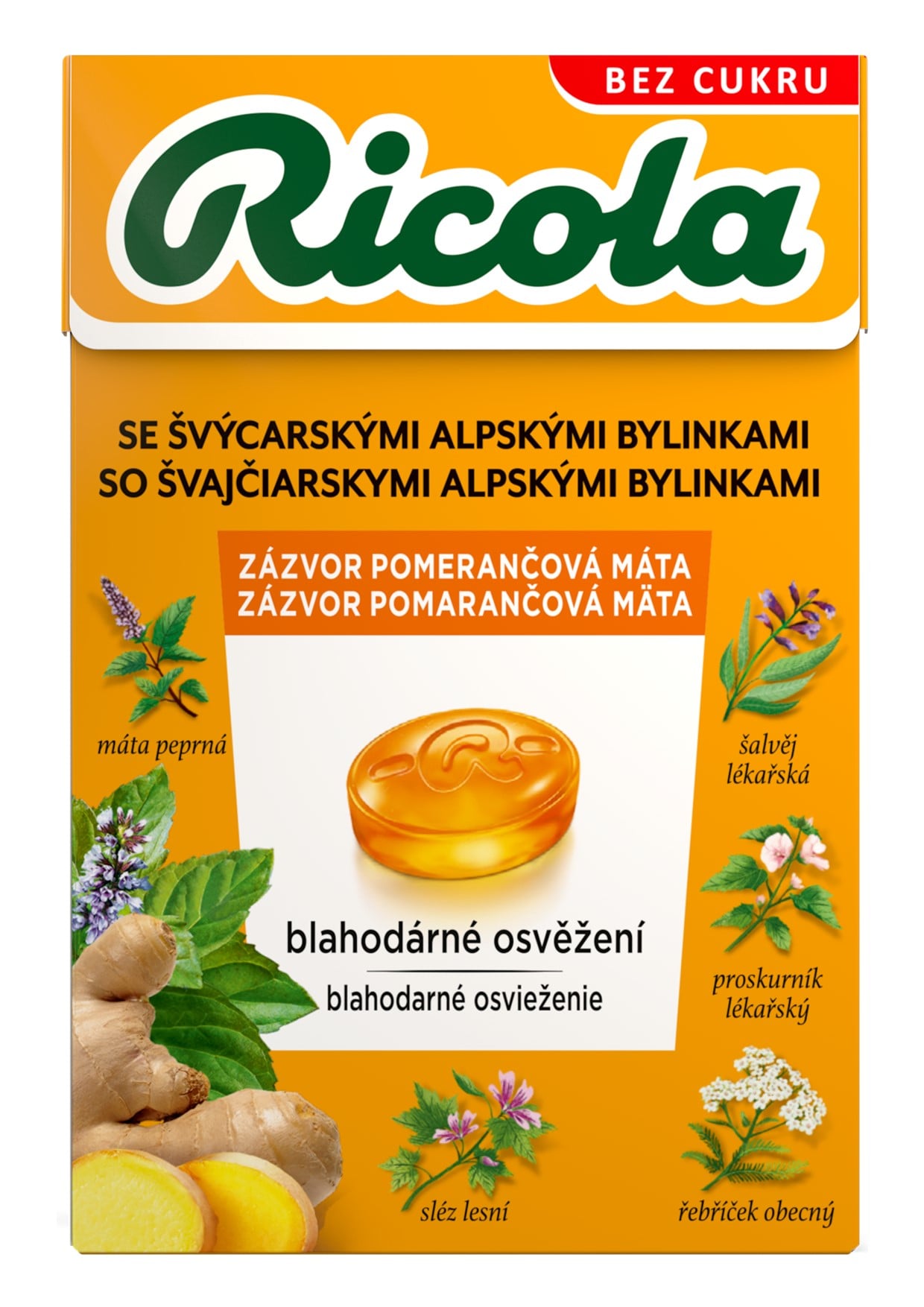 Ricola Zázvor