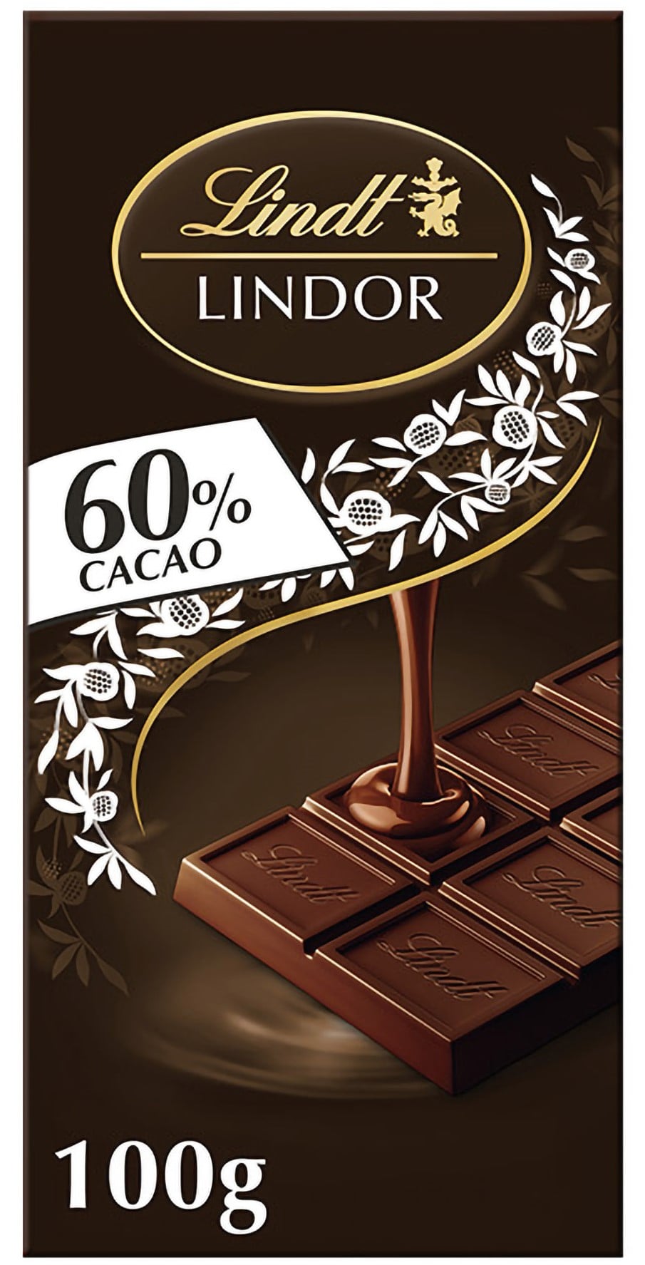 Lindt Čokoláda LINDOR Tabulková hořká 60%