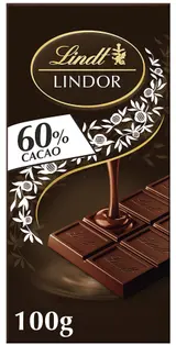 Lindt Čokoláda LINDOR Tabulková hořká 60%
