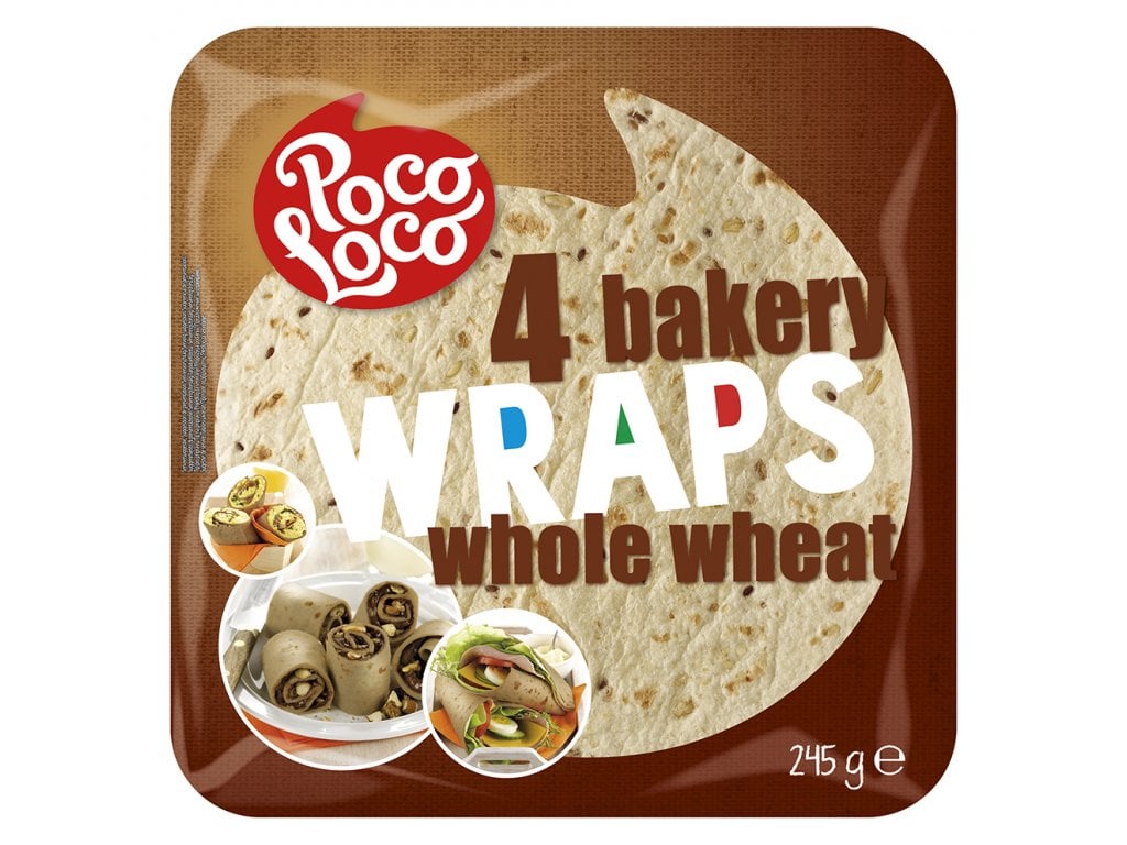 Poco Loco Tortilla placky pšeničné celozrnné