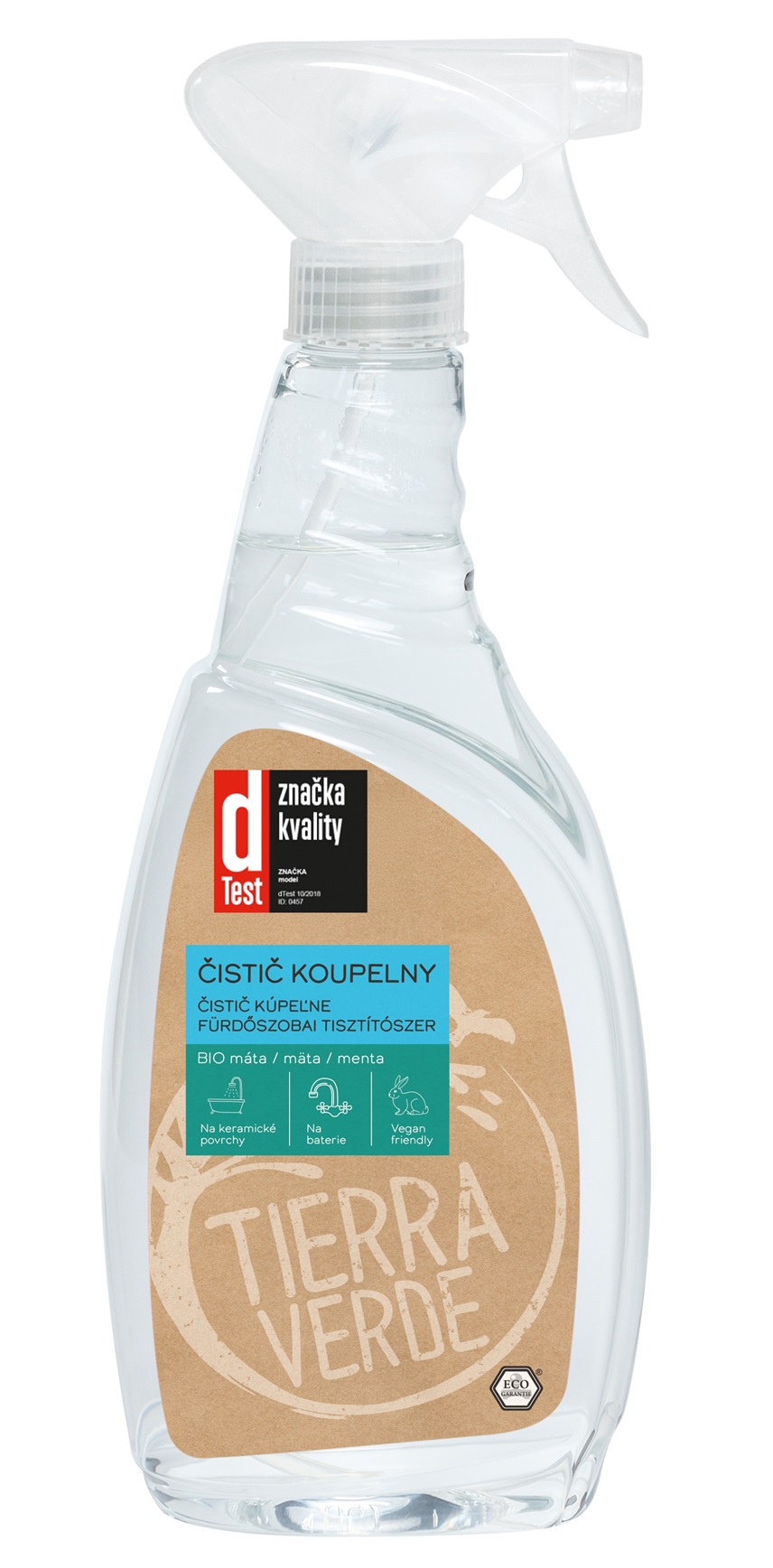 Tierra Verde Čistič koupelny s BIO mátovou silicí