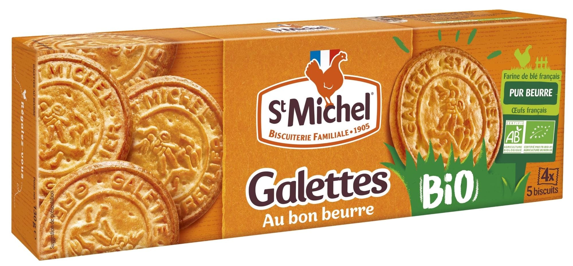 St Michel BIO Galetky máslové