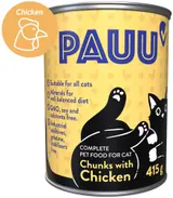 Pauu Kousky s kuřecím v omáčce pro kočky