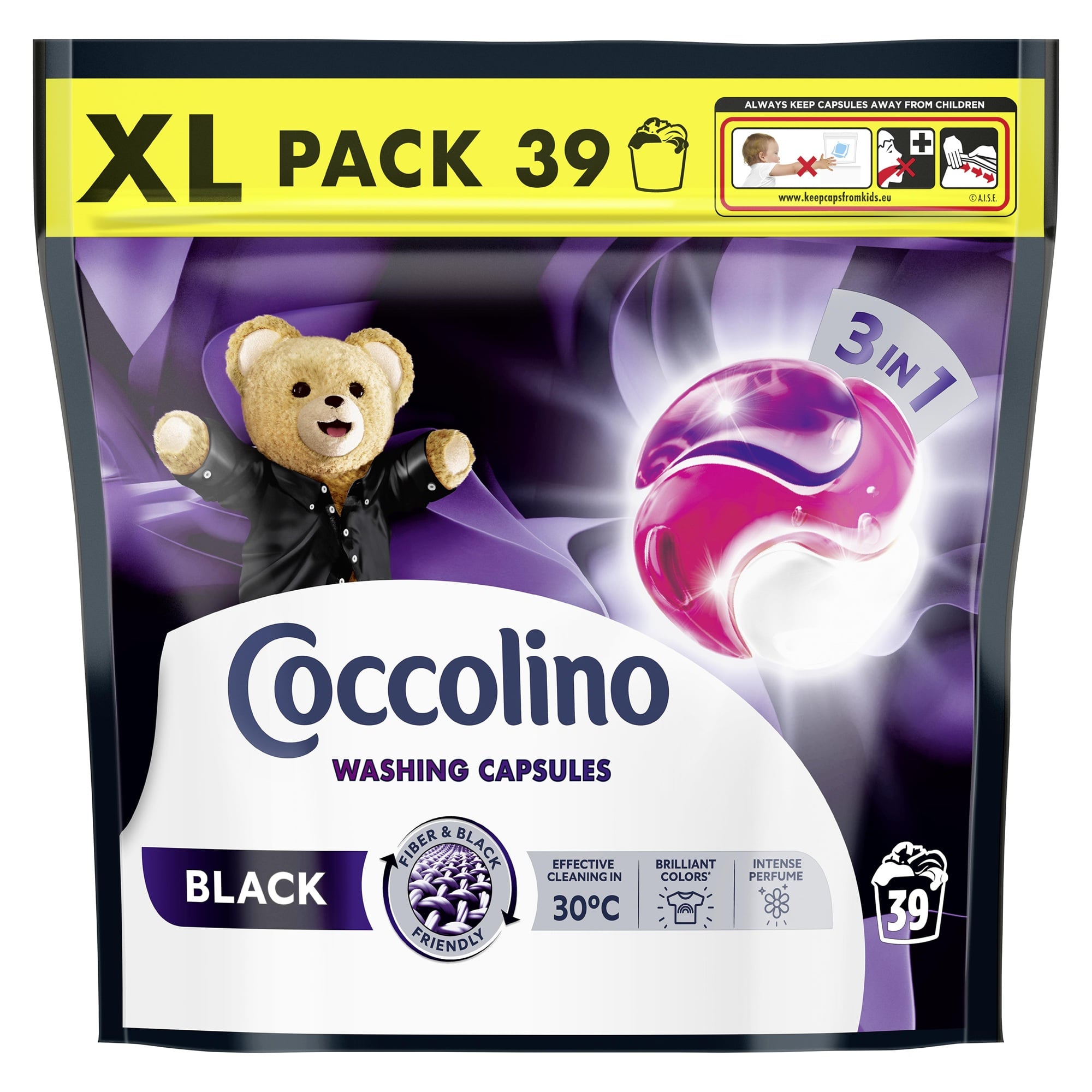 Coccolino Black kapsle na praní