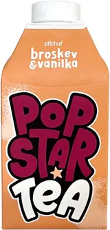 Popstar Tea Ledový čaj s příchutí broskve a vanilky
