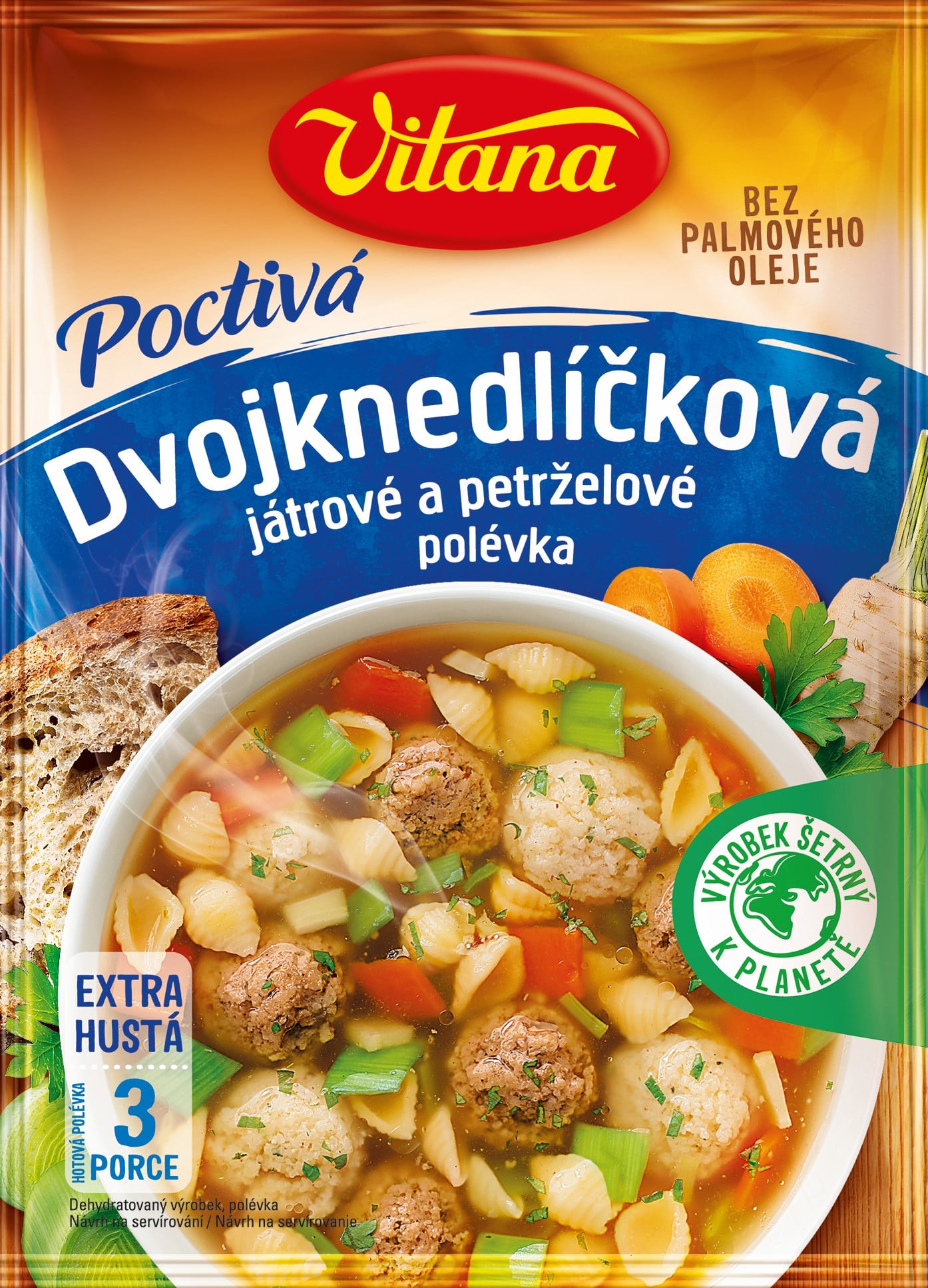 Vitana Poctivá Dvojknedlíčková polévka v pytlíku