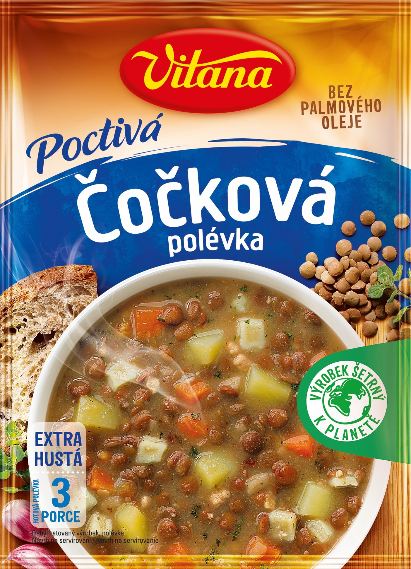 Vitana Poctivá Čočková polévka v pytlíku