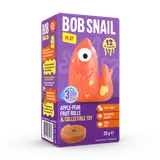 BOB Snail Ovocné rolované plátky jablko a hruška + hračka
