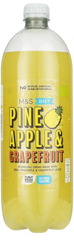 Marks & Spencer Ananasová limonáda s grepem se sladidly