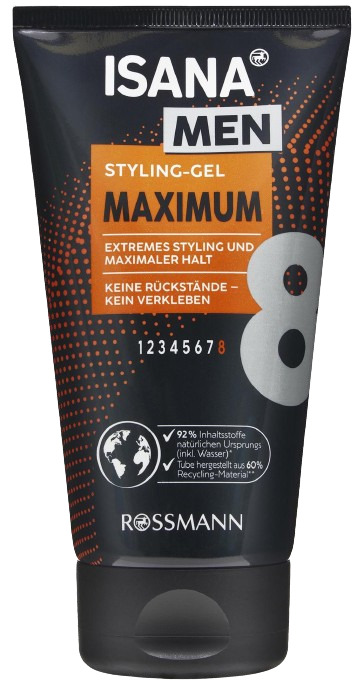 ISANA Men Maximum 8 gel na vlasy