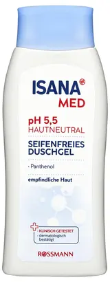 ISANA Med jemný sprchový gel pro citlivou pokožku