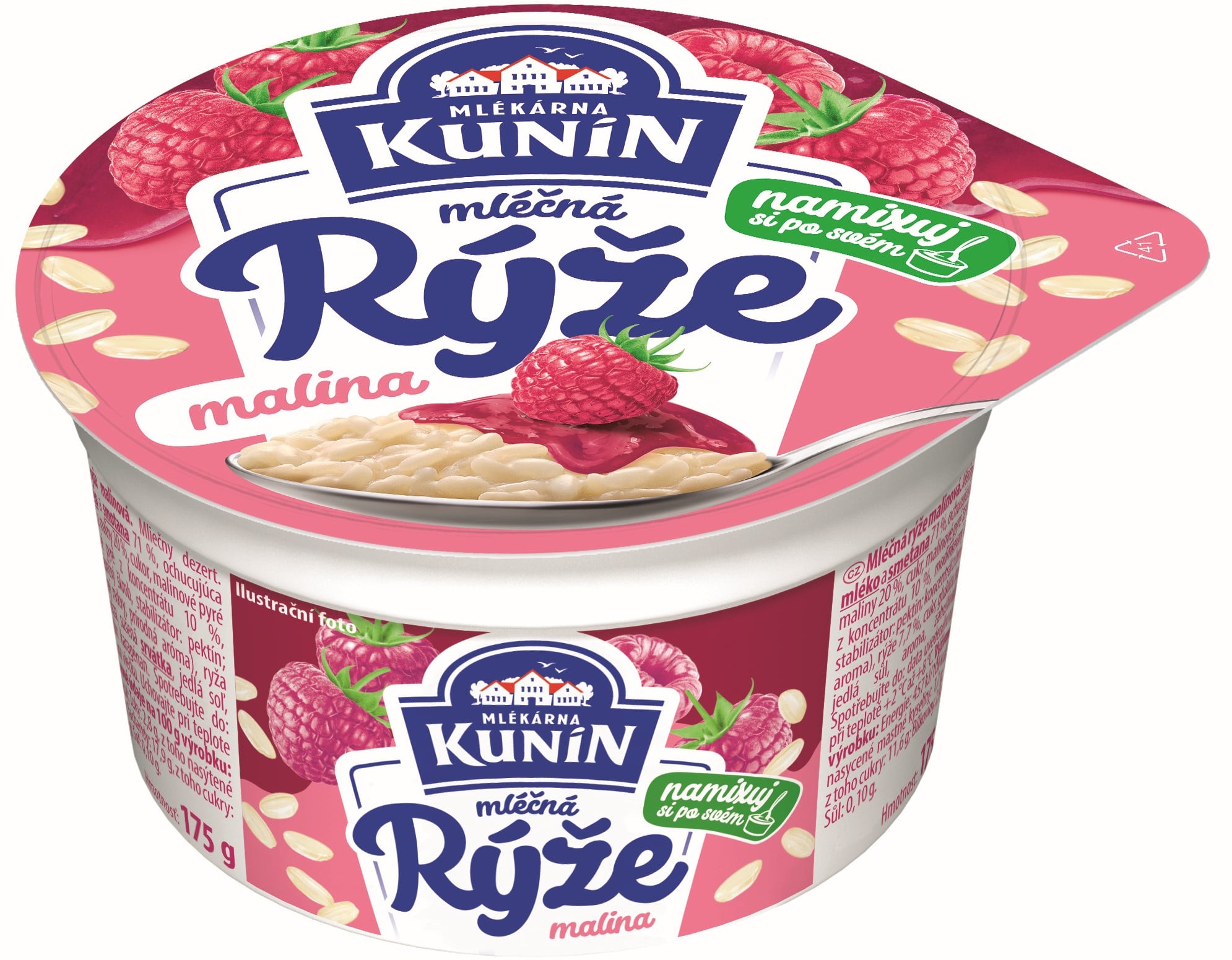 Mlékárna Kunín Mléčná rýže malina
