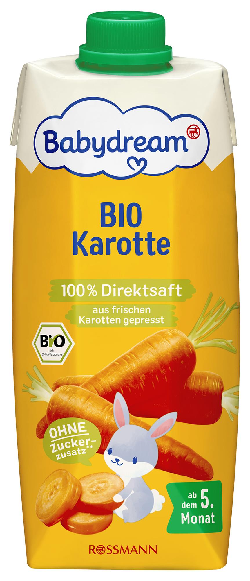 Babydream BIO Mrkvová šťáva 100%