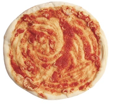 Pizza korpus s rajčaty 2 ks