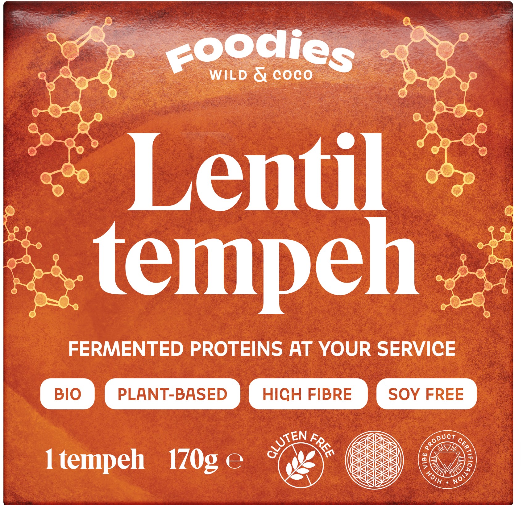 Wild & Coco BIO Tempeh čočkový