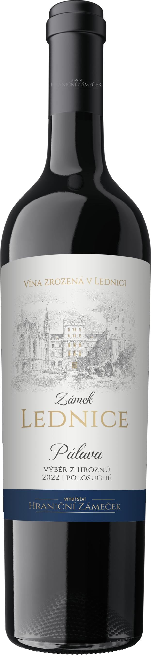 Vinařství Hraniční Zámeček Pálava výběr z hroznů 2022