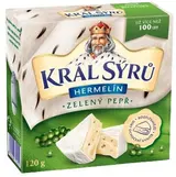 Král sýrů Hermelín se zeleným pepřem