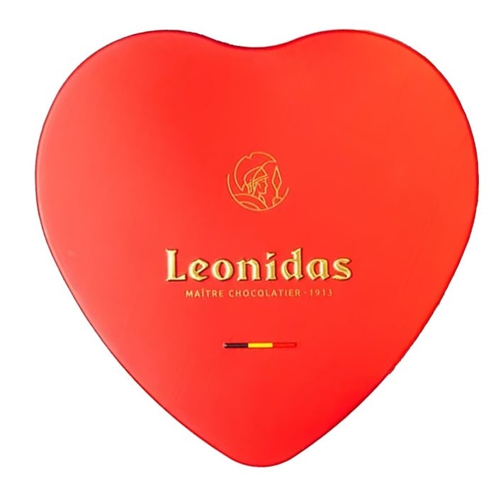 Leonidas Bonboniéra ve tvaru srdce s pralinkami 9 ks