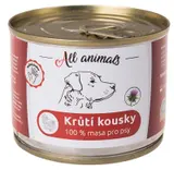 All Animals Krůtí kousky konzerva pro psy