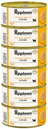 Applaws Cat konzerva kuřecí prsa pro kočky (6×70 g)