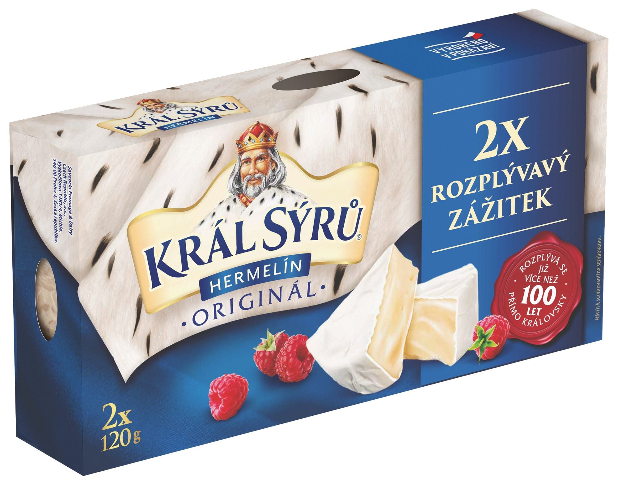 Král sýrů Duopack (2×120 g)