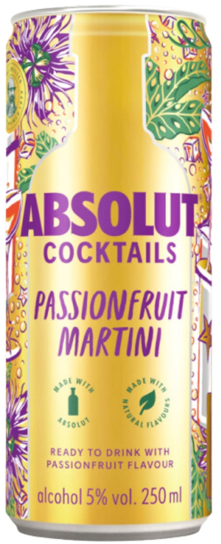 Absolut Cocktail Passionfruit Martini 5% obj. plech