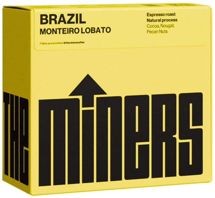 The Miners Coffee Brazílie Monteiro Lobato espresso zrnková káva