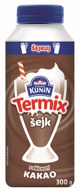 Mlékárna Kunín Termix šejk s příchutí kakao