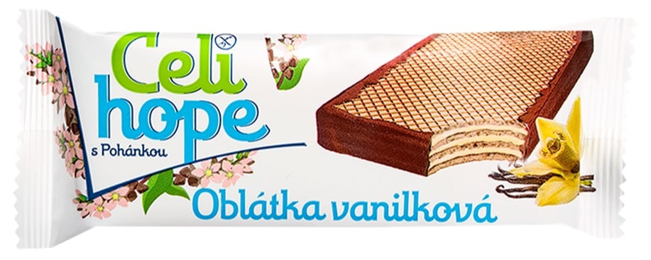 Celihope Vanilková oplatka bezlepková s fruktózou