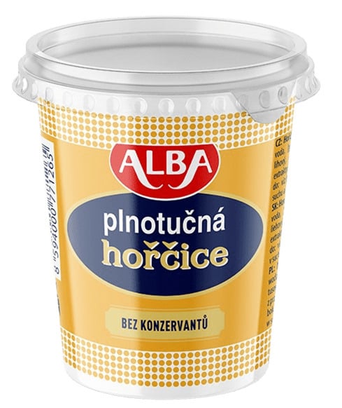 Alba Plnotučná hořčice