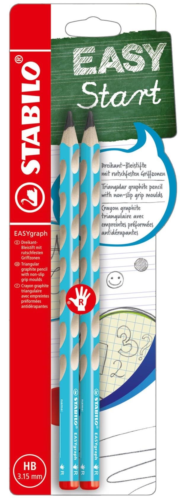 Stabilo EASYgraph ergonomická grafitová tužka pro praváky