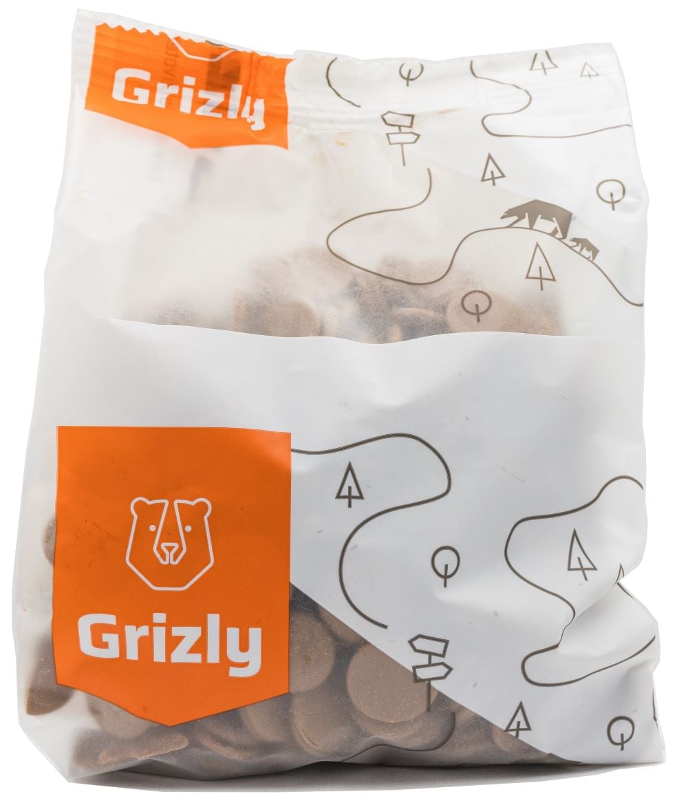 Grizly Mléčno-karamelové čokoládové pecičky