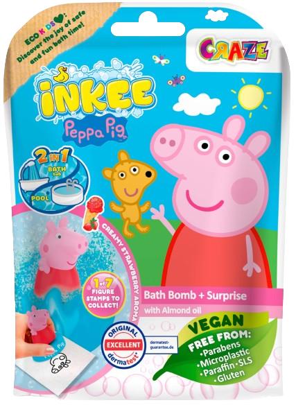 Inkee Peppa Pig šumivá bomba do vany s překvapením