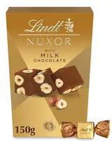 Lindt Bonboniéra Nuxor pralinky mléčná čokoláda s celými lískovými ořechy