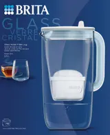 Brita Skleněná konvice světle modrá 2,5 l