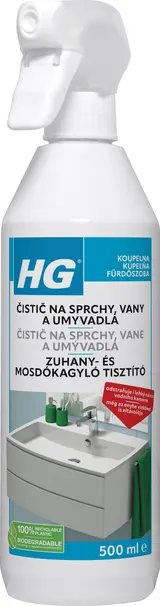 HG Čistič na sprchy, vany a umyvadla