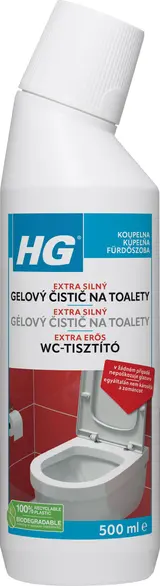 HG Extra silný gelový čistič na toalety