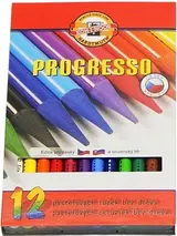 Koh-i-noor Progresso pastelky v laku