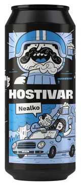 Hostivar Nealko nealkoholické pivo plech