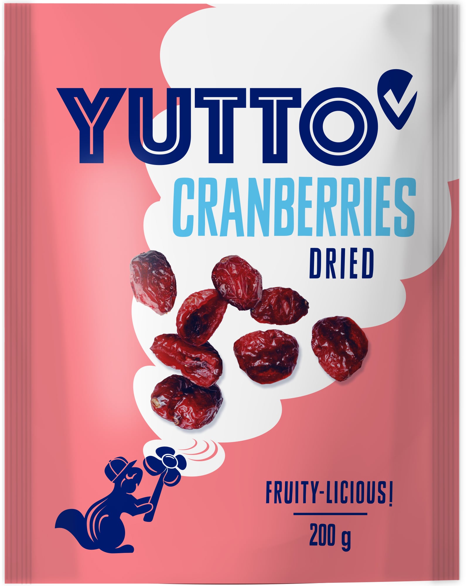 Yutto Americká brusinka (Klikva velkoplodá) sušená